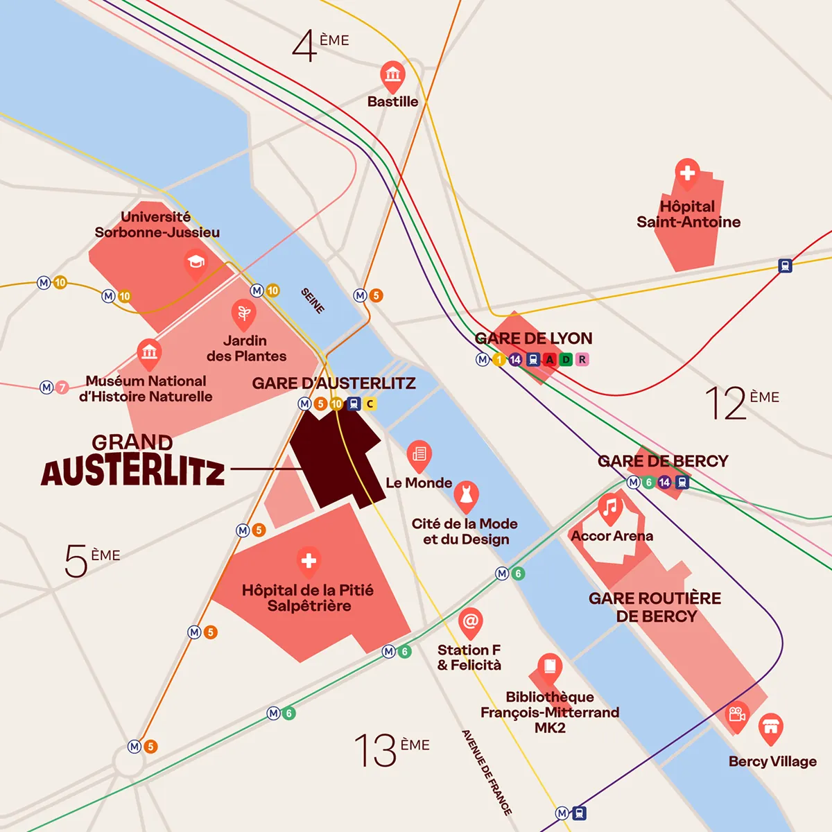 Plan Grand Austerlitz